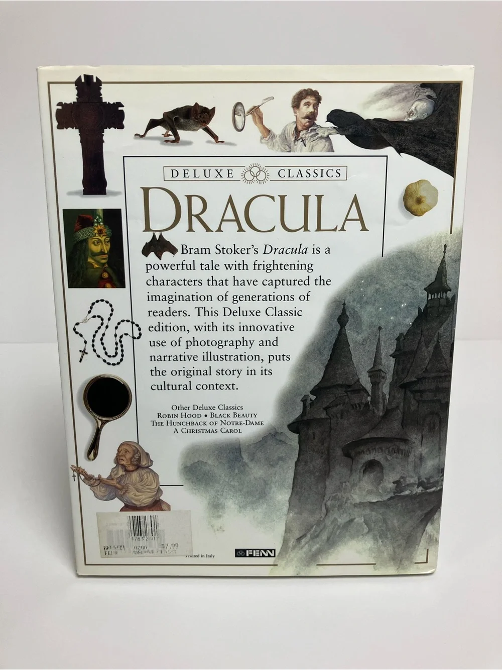 Vintage Dracula Bram Stoker Book 1998 Deluxe Classics Tudor Humphries 90s - Picture 15 of 15